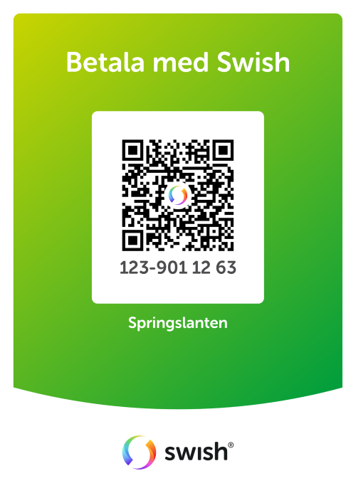 QR-kod till Springslantens swishnummer